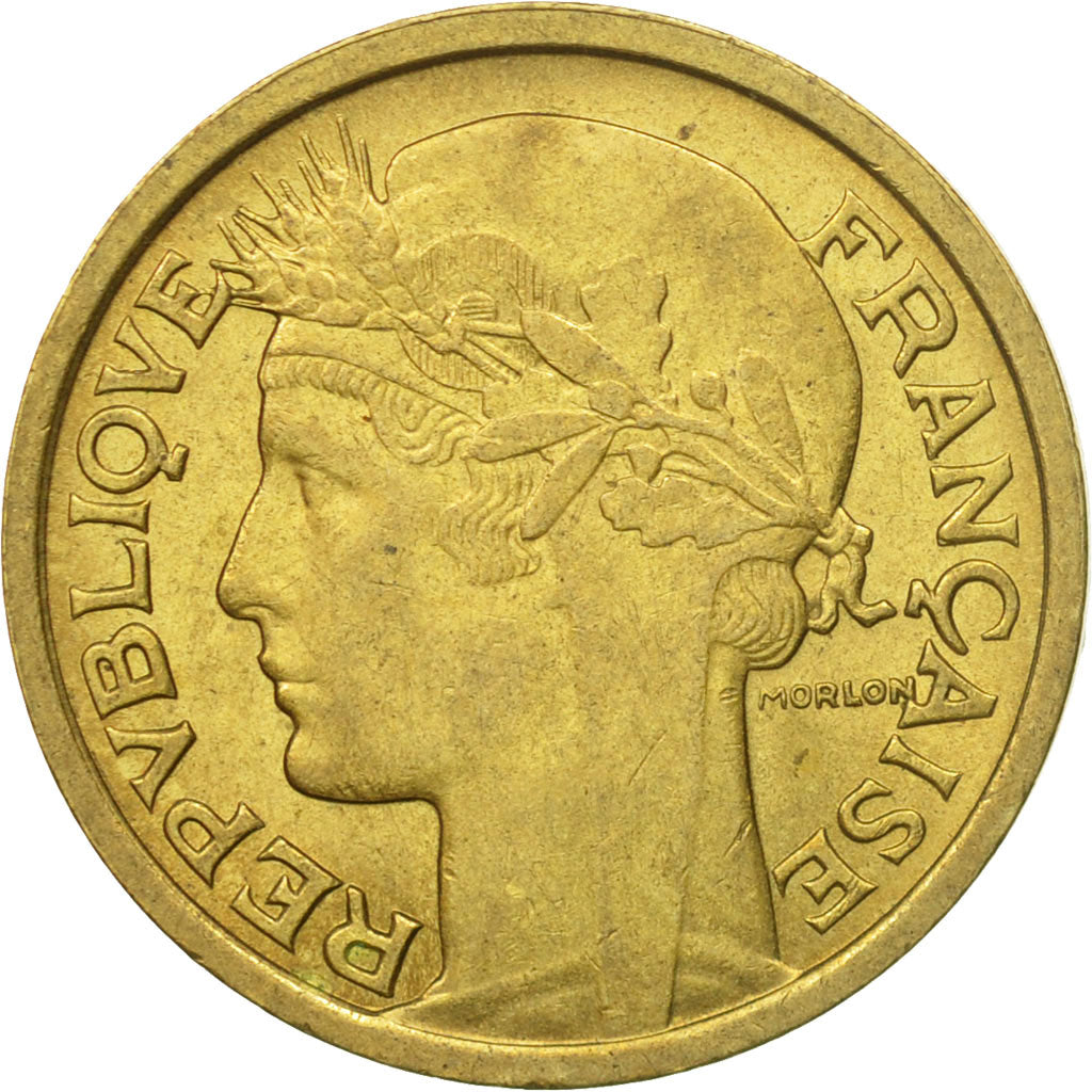 Moneta, Francja, Morlon, Franc, 1939, Paris, VF(30-35), Aluminium-Brąz, KM:885