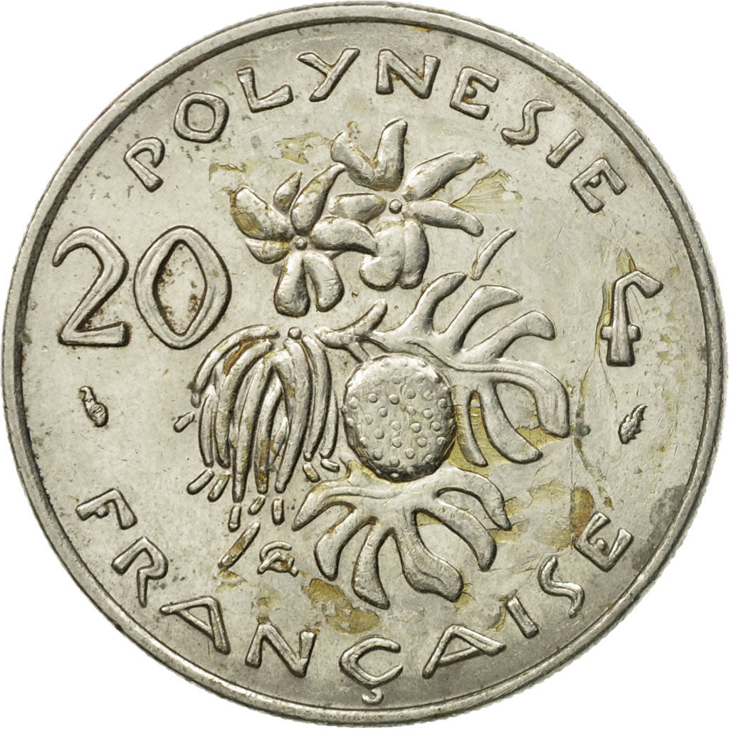 Moneta, Polinezja Francuska, 20 Francs, 1979, Paris, VF(20-25), Nikiel, KM:9