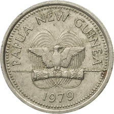 Moneta, Papua Nuova Guinea, 5 Toea, 1979, BB, Rame-nichel, KM:3