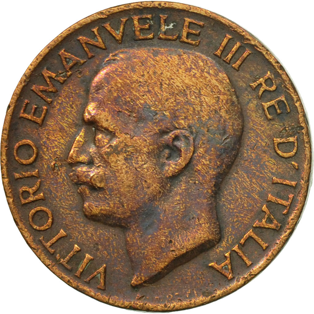 Coin, Italy, Vittorio Emanuele III, 5 Centesimi, 1935, Rome, EF(40-45), Bronze
