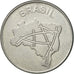 Moneda, Brasil, 10 Cruzeiros, 1982, MBC+, Acero inoxidable, KM:592.1