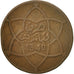 Coin, Morocco, Yusuf, 10 Mazunas, SH1340 (1961), bi-Bariz, Paris, VF(20-25)