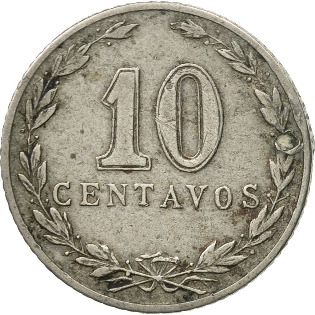 Coin, Argentina, 10 Centavos, 1899, EF(40-45), Copper-nickel, KM:35