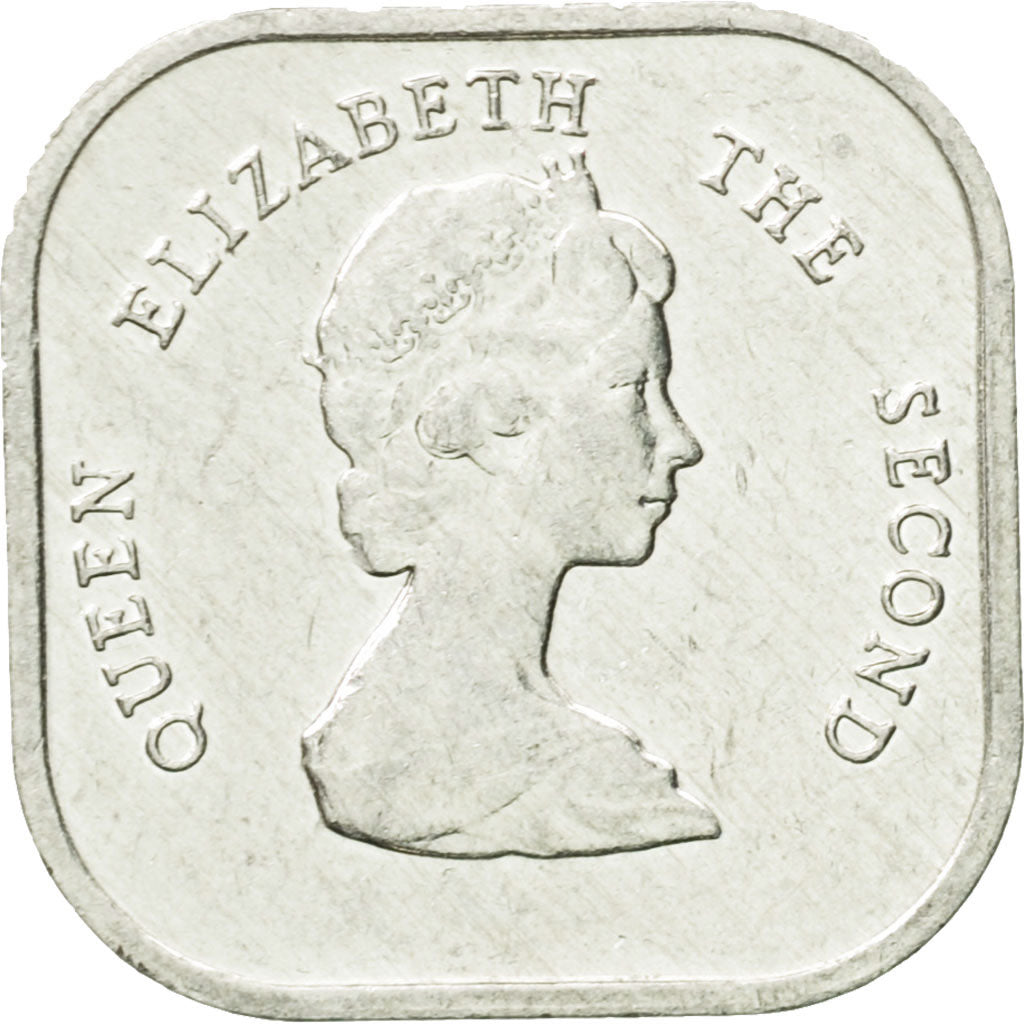 Moneta, Państwa Wschodnich Karaibów, Elizabeth II, 2 Cents, 1996, EF(40-45)