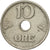 Coin, Norway, Haakon VII, 10 Öre, 1949, VF(30-35), Copper-nickel, KM:383