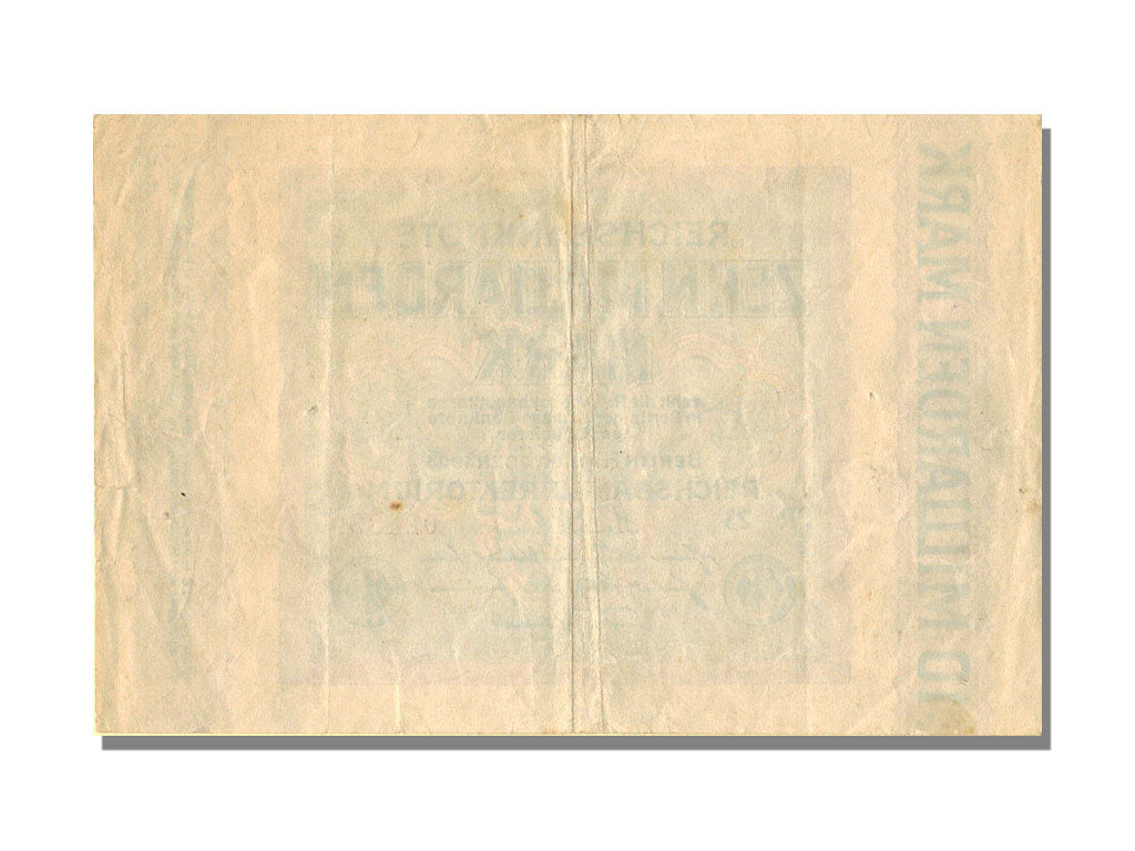 Germania, 10 Milliarden Mark, 1923, KM:117a, 1923-10-01, BB+
