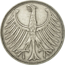 Moneta, GERMANIA - REPUBBLICA FEDERALE, 5 Mark, 1951, Munich, BB, Argento