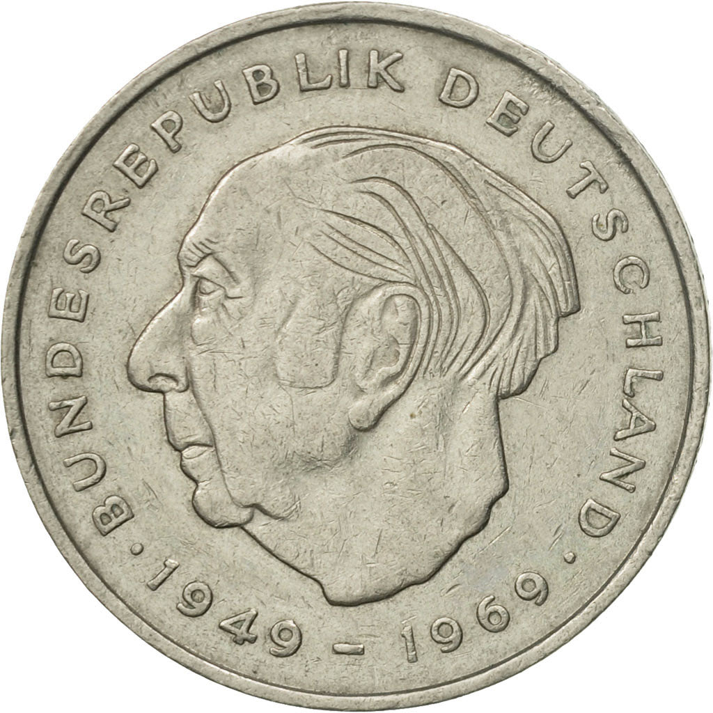 Monnaie, République fédérale allemande, 2 Mark, 1974, Hambourg, TTB