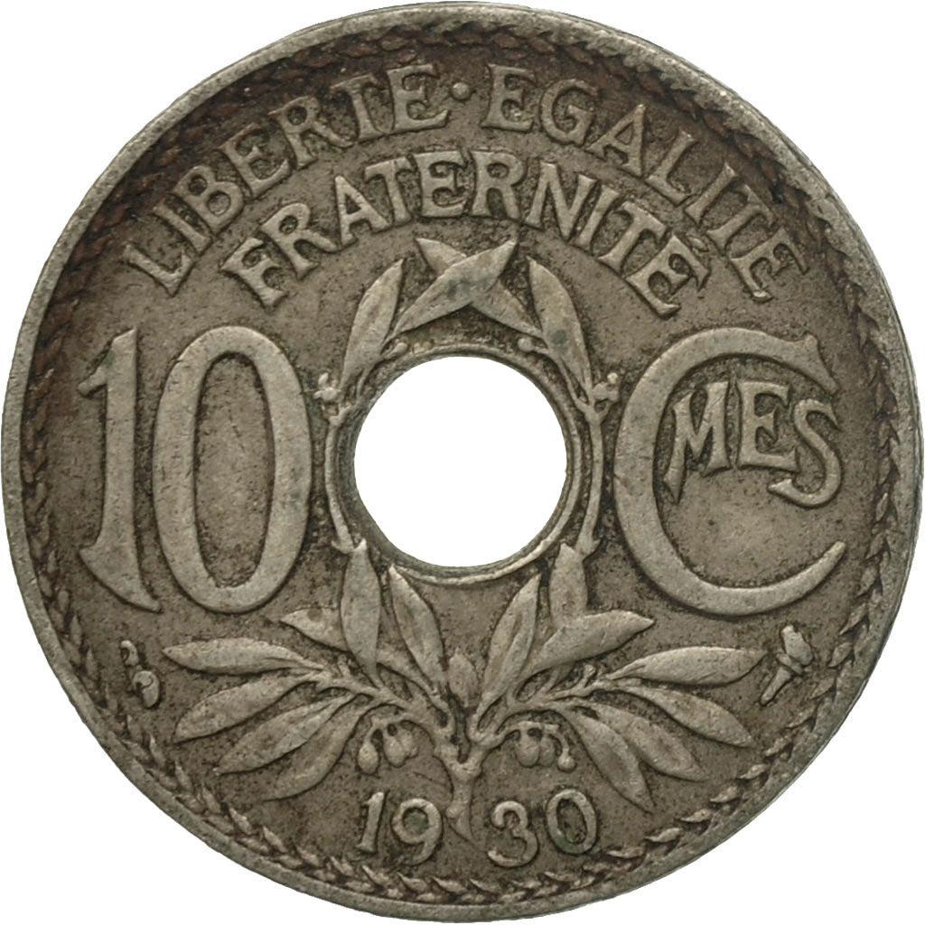 Münze, Frankreich, Lindauer, 10 Centimes, 1930, Paris, S+, Copper-nickel