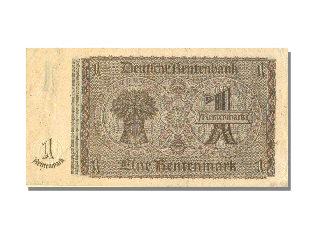 Germany, 1 Renten Mark, 1937, 1937-01-30, AU(55-58)