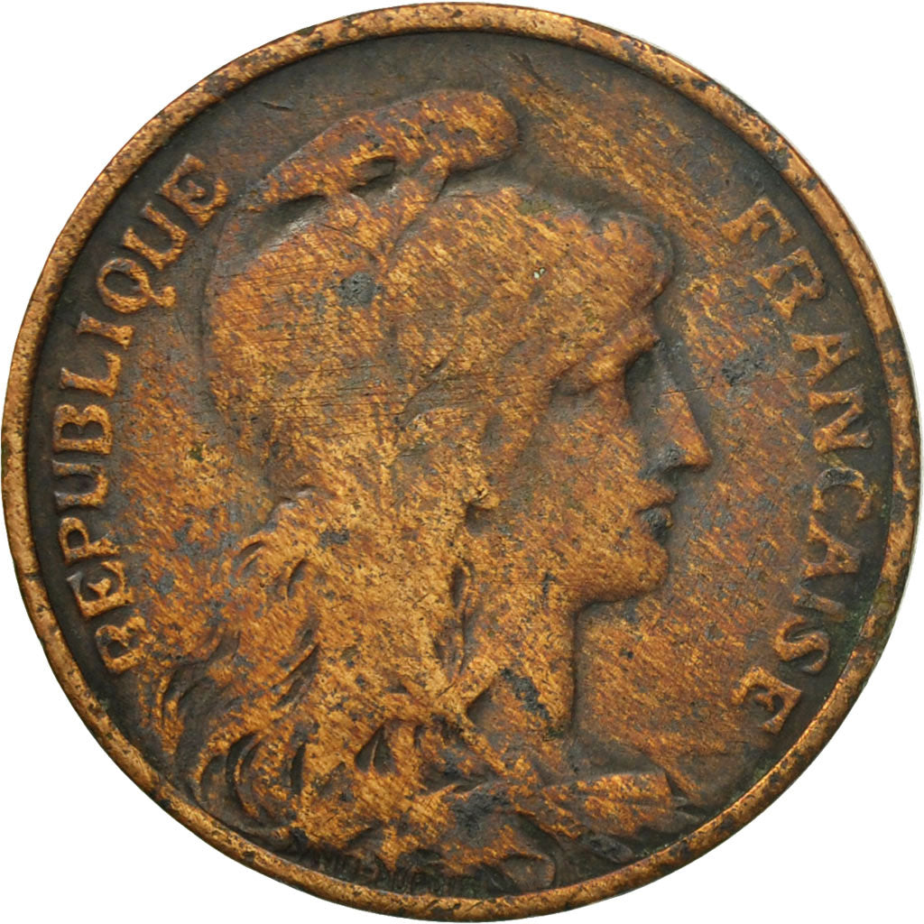 Coin, France, Dupuis, 5 Centimes, 1916, Paris, VF(30-35), Bronze, KM:842, Le