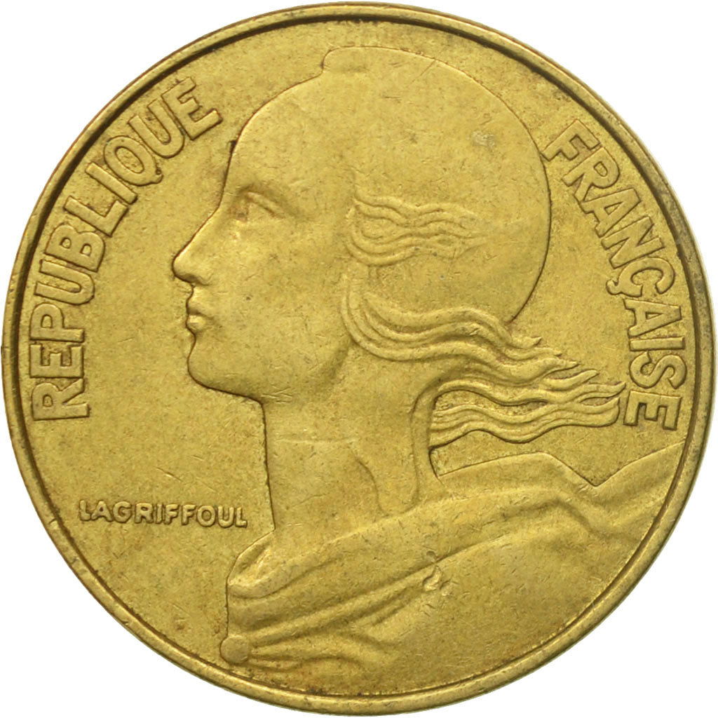 Coin, France, Marianne, 20 Centimes, 1974, Paris, VF(30-35), Aluminum-Bronze