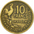 Münze, Frankreich, Guiraud, 10 Francs, 1951, Paris, SS, Aluminum-Bronze