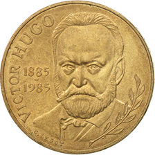 Moneda, Francia, Victor Hugo, 10 Francs, 1985, Paris, BC+, Níquel - bronce