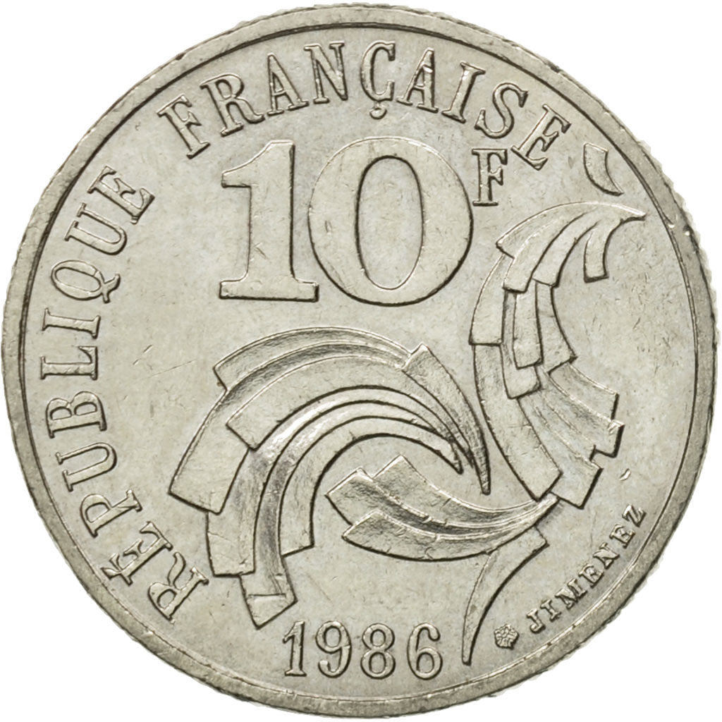 Monnaie, France, Jimenez, 10 Francs, 1985, Paris, TTB, Nickel, KM:959
