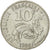 Moneta, Francja, Jimenez, 10 Francs, 1985, Paris, EF(40-45), Nikiel, KM:959