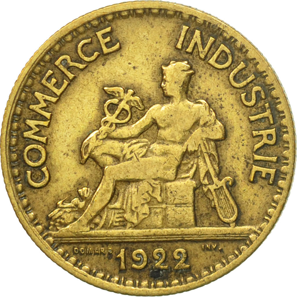 Münze, Frankreich, Chambre de commerce, 50 Centimes, 1922, Paris, S+