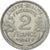 Coin, France, Morlon, 2 Francs, 1947, Paris, EF(40-45), Aluminum, KM:886a.1, Le