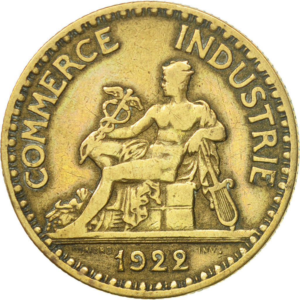 Monnaie, France, Chambre de commerce, 2 Francs, 1922, Paris, TTB