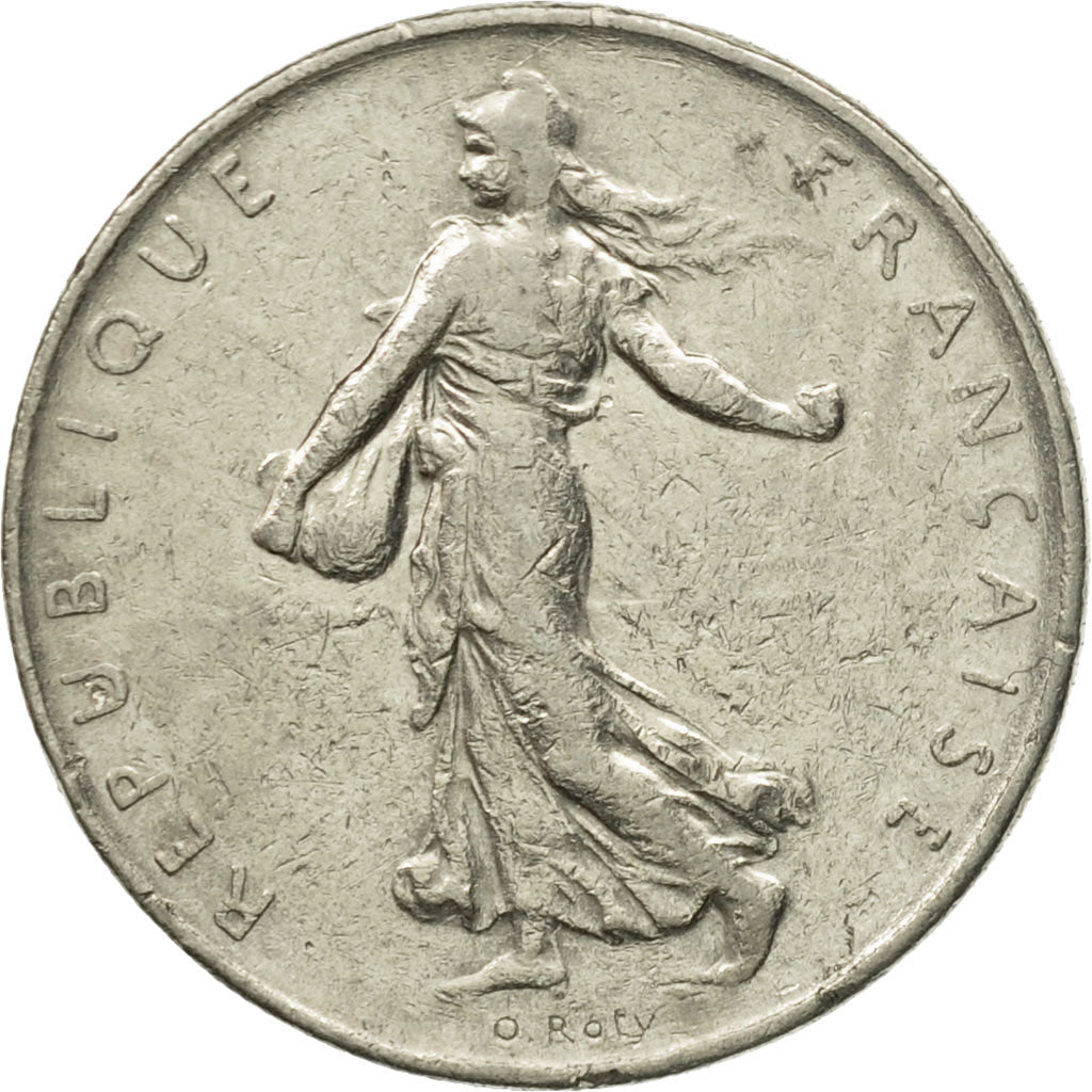Münze, Frankreich, Semeuse, Franc, 1968, Paris, S+, Nickel, KM:925.1, Le