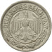 Coin, GERMANY, WEIMAR REPUBLIC, 50 Reichspfennig, 1937, Berlin, EF(40-45)