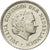 Coin, Netherlands, Juliana, 10 Cents, 1967, EF(40-45), Nickel, KM:182