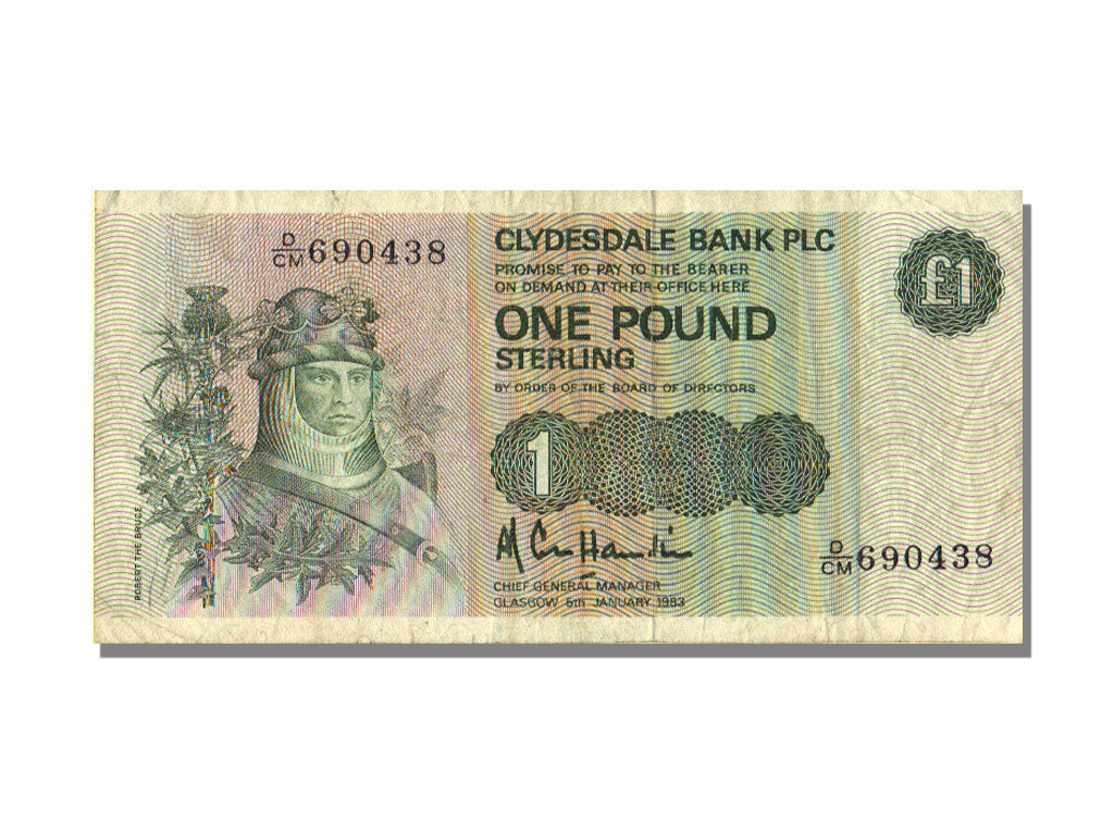 Scozia, 1 Pound, 1983, KM:211b, 1983-01-05, BB
