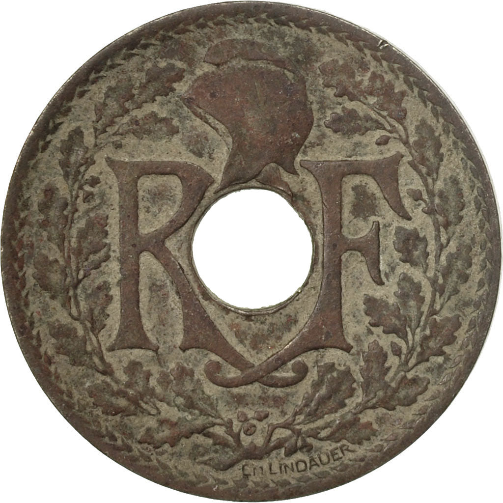 Münze, Frankreich, Lindauer, 25 Centimes, 1933, S+, Copper-nickel, KM:867a