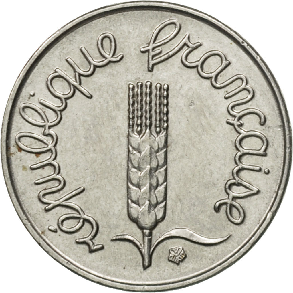 Moneda, Francia, Épi, Centime, 1969, Paris, MBC, Acero inoxidable, KM:928, Le