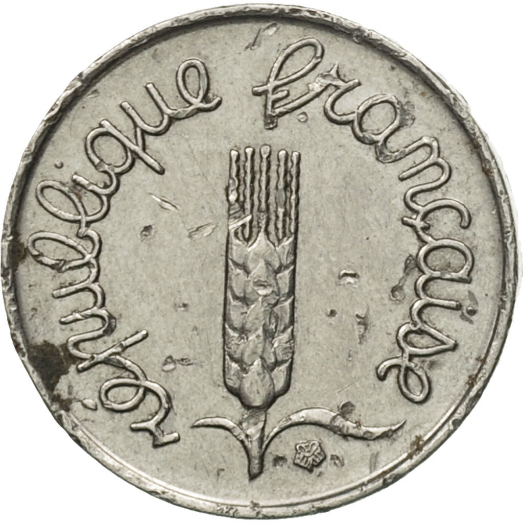 Moneta, Francia, Épi, Centime, 1965, Paris, B+, Acciaio inossidabile, KM:928