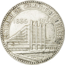 Coin, Belgium, 50 Francs, 50 Frank, 1935, EF(40-45), Silver, KM:106.1