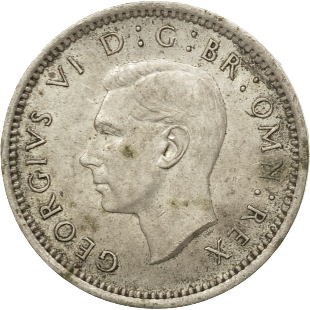 Coin, Great Britain, George VI, 3 Pence, 1939, VF(30-35), Silver, KM:848