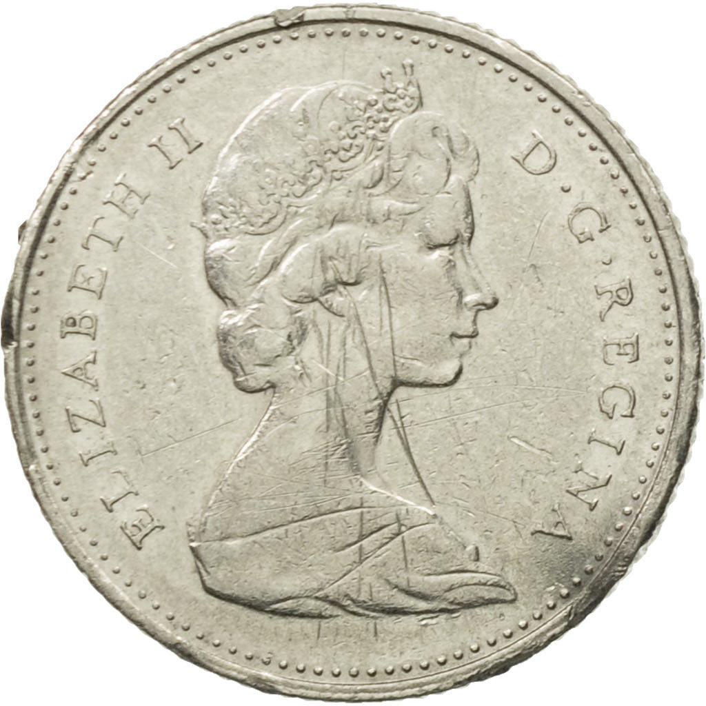 Coin, Canada, Elizabeth II, 10 Cents, 1977, Royal Canadian Mint, Ottawa