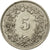 Moneda, Suiza, 5 Rappen, 1932, Bern, BC+, Níquel, KM:26b