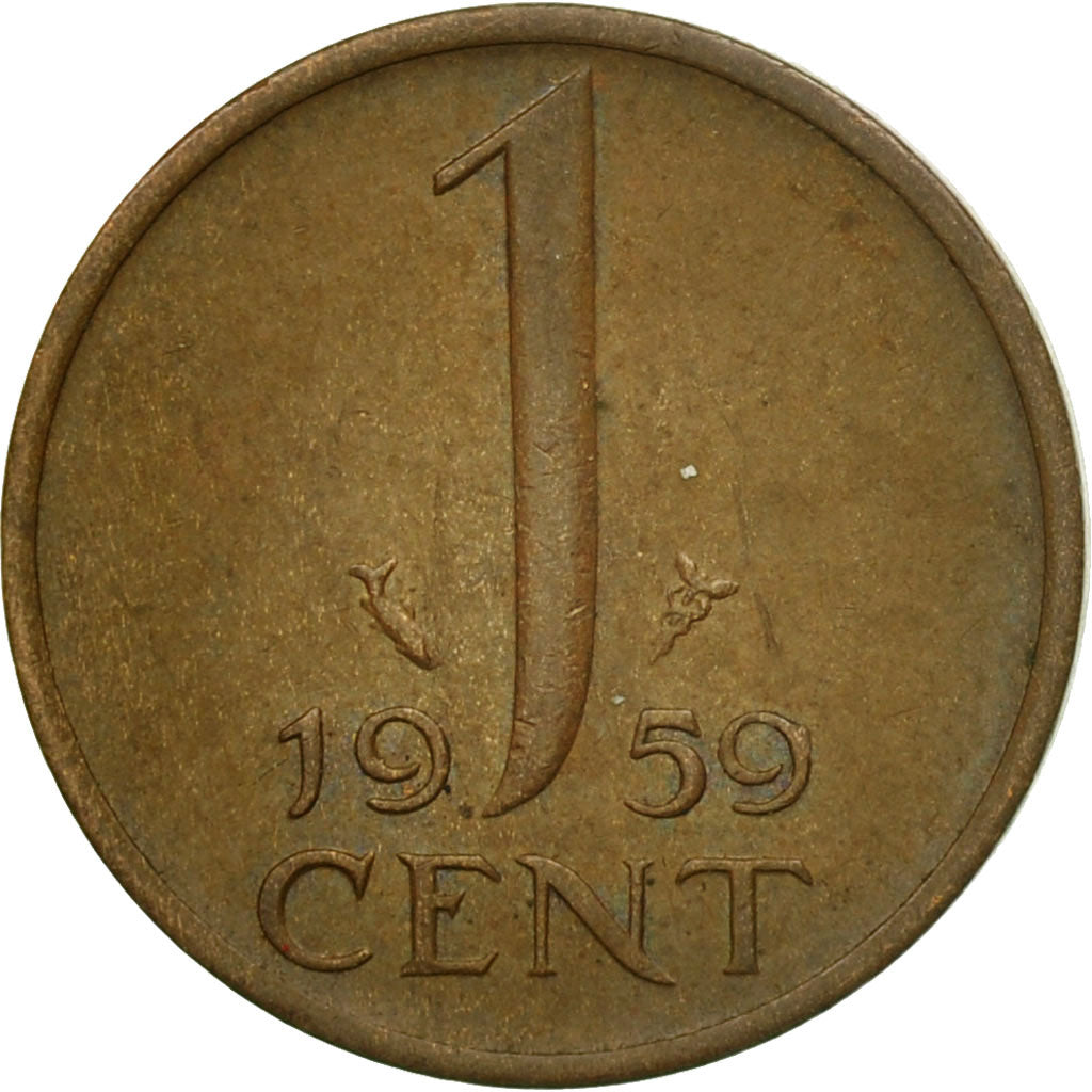 Moneta, Paesi Bassi, Juliana, Cent, 1959, BB, Bronzo, KM:180