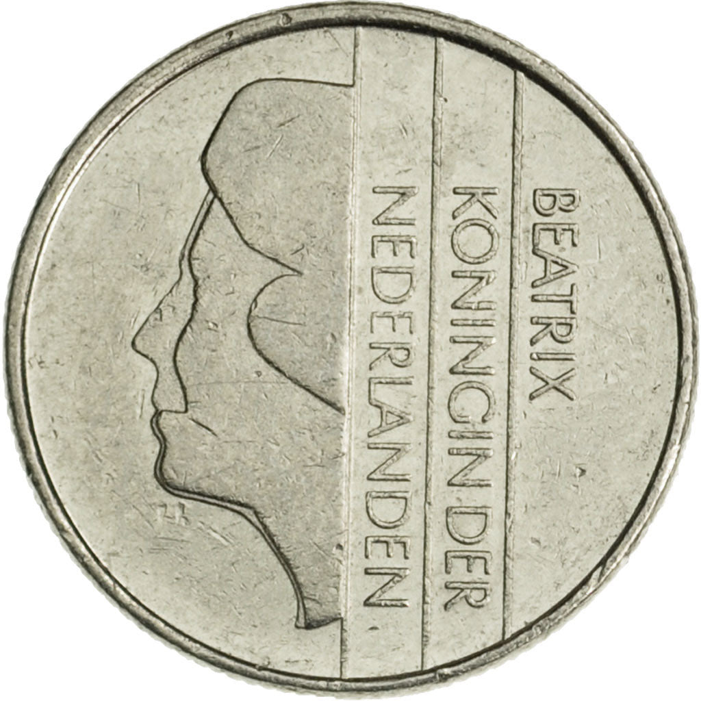 Münze, Niederlande, Beatrix, 10 Cents, 1985, SS, Nickel, KM:203