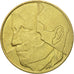 Moneta, Belgio, 5 Francs, 5 Frank, 1986, MB, Ottone o alluminio-bronzo, KM:164