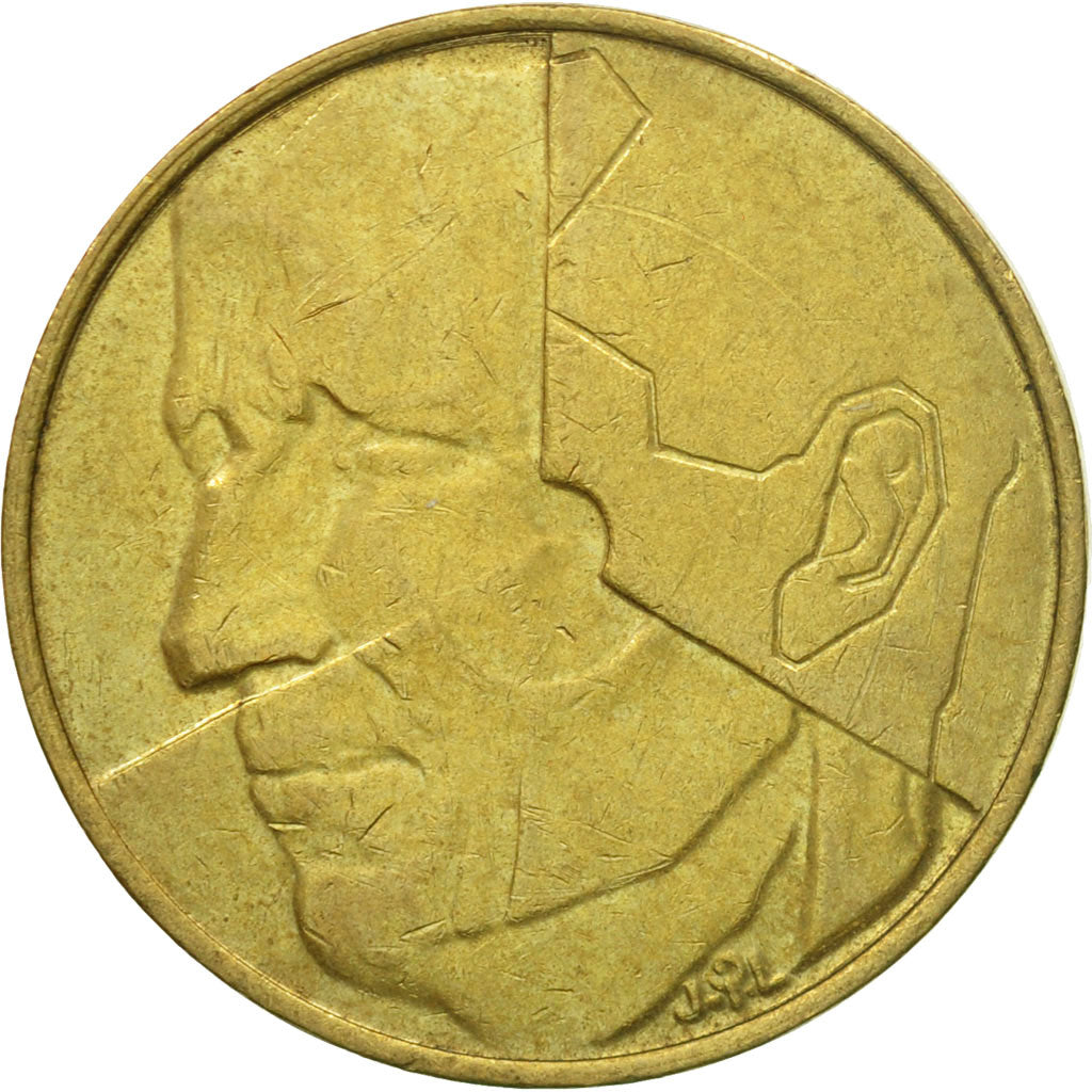 Coin, Belgium, 5 Francs, 5 Frank, 1989, EF(40-45), Brass Or Aluminum-Bronze
