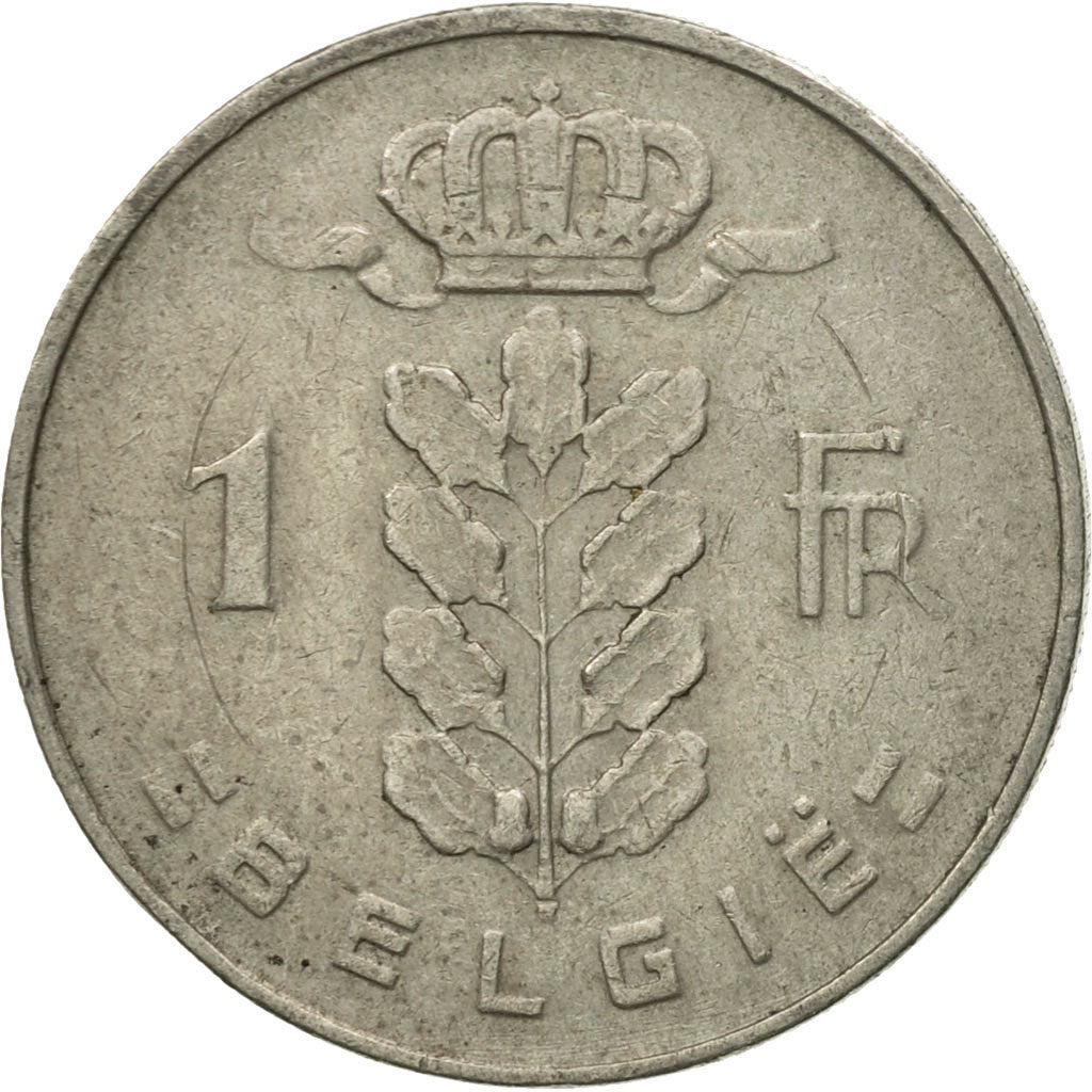 Moneta, Belgio, Franc, 1967, MB, Rame-nichel, KM:143.1