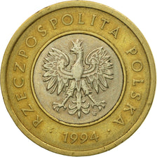 Coin, Poland, 2 Zlote, 1994, Warsaw, VF(30-35), Bi-Metallic, KM:283