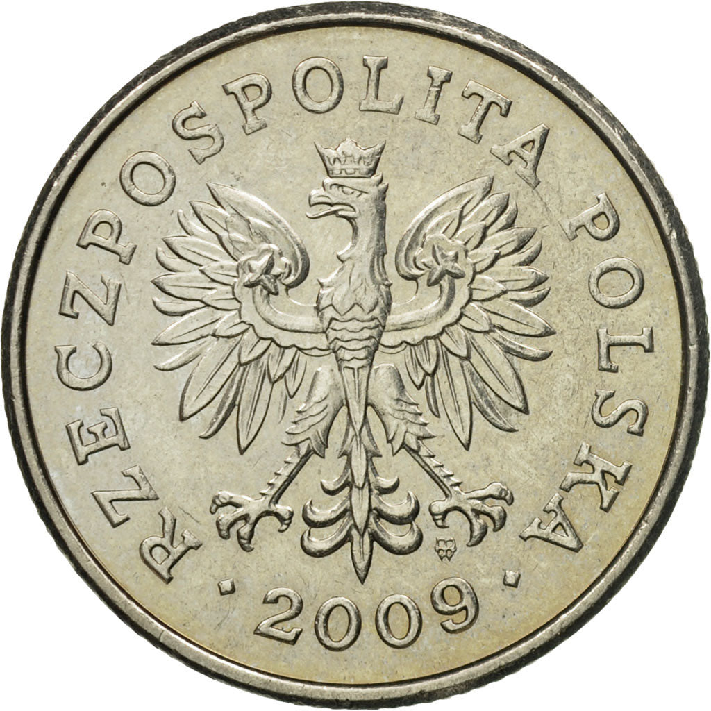 Monnaie, Pologne, Zloty, 2009, Warsaw, TTB+, Copper-nickel, KM:282