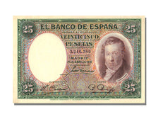 Spain, 25 Pesetas, 1931, KM #81, 1931-04-25, UNC(65-70)