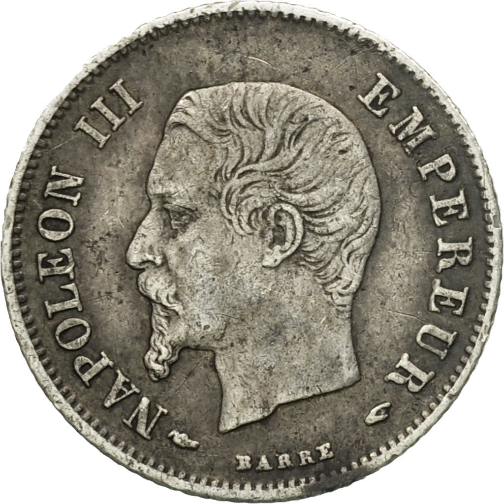 Moneta, Francja, Napoleon III, Napoléon III, 20 Centimes, 1854, Paris