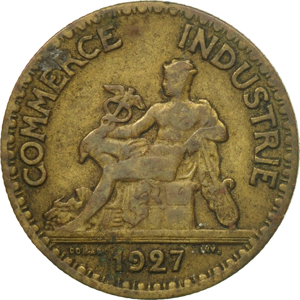 Coin, France, Chambre de commerce, 50 Centimes, 1927, Paris, VF(30-35)