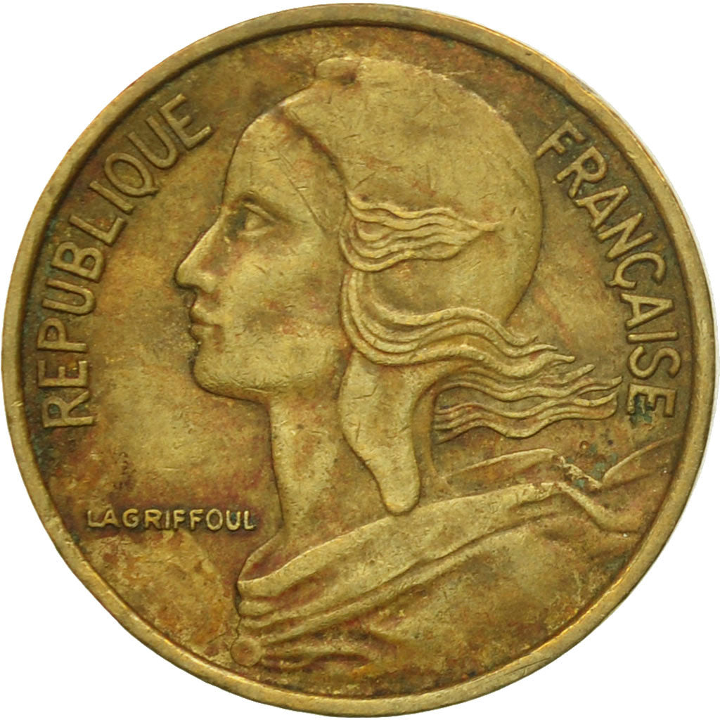 Coin, France, Marianne, 5 Centimes, 1968, Paris, VF(20-25), Aluminum-Bronze