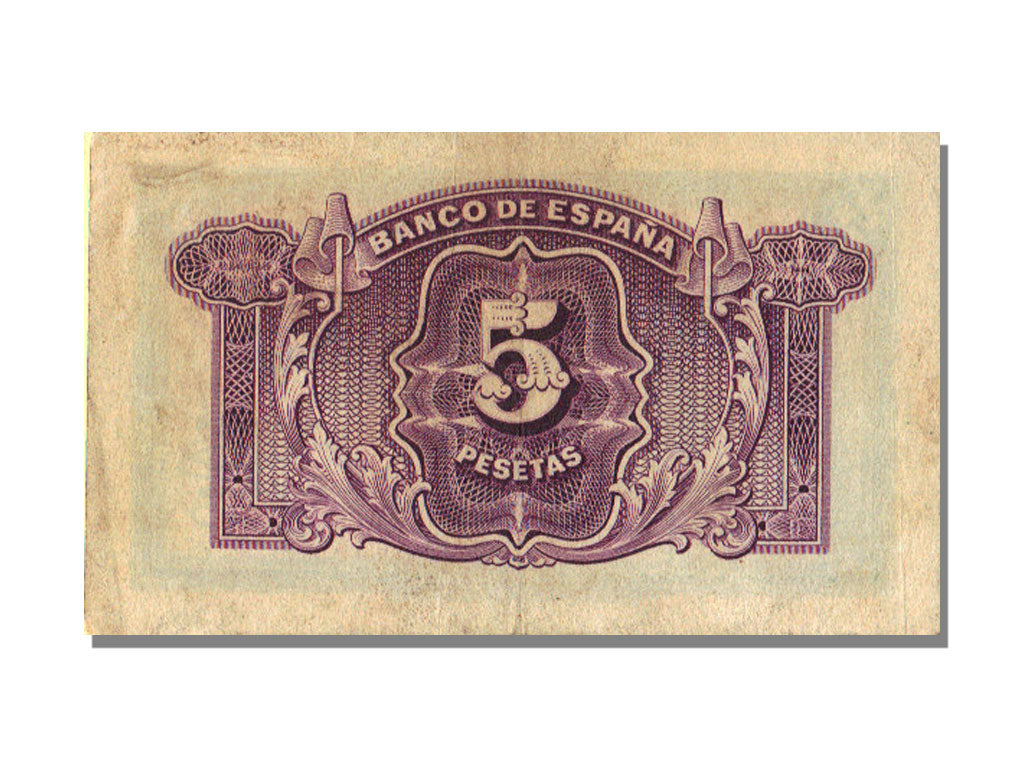 Spain, 5 Pesetas, 1935, EF(40-45), C