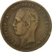 Coin, Greece, George I, 10 Lepta, 1882, EF(40-45), Copper, KM:55