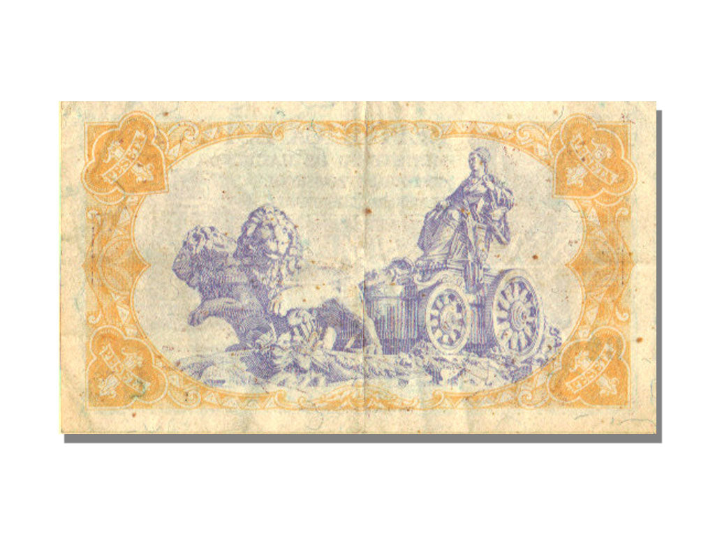 Spagna, 1 Peseta, 1937, KM:94, BB