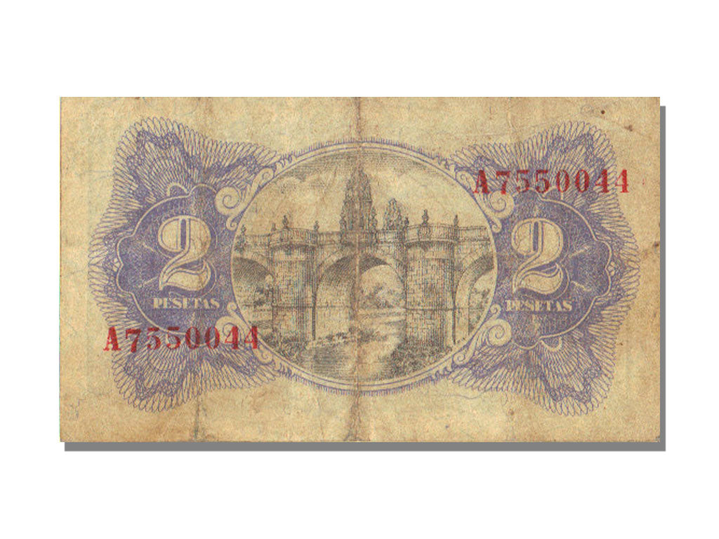 Spagna, 2 Pesetas, 1938, BB
