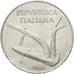 Coin, Italy, 10 Lire, 1966, Rome, EF(40-45), Aluminum, KM:93